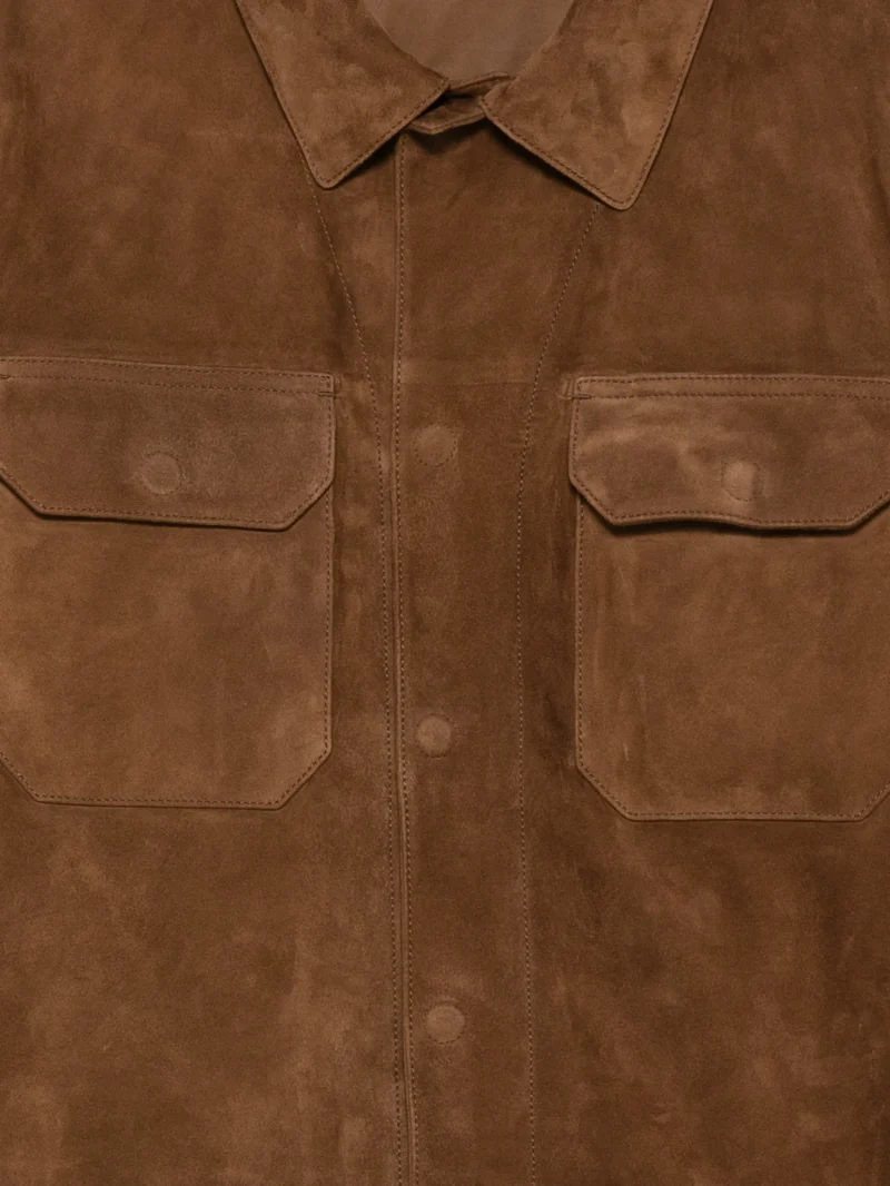 Camasa Tom Ford Suede maro - imagine 3