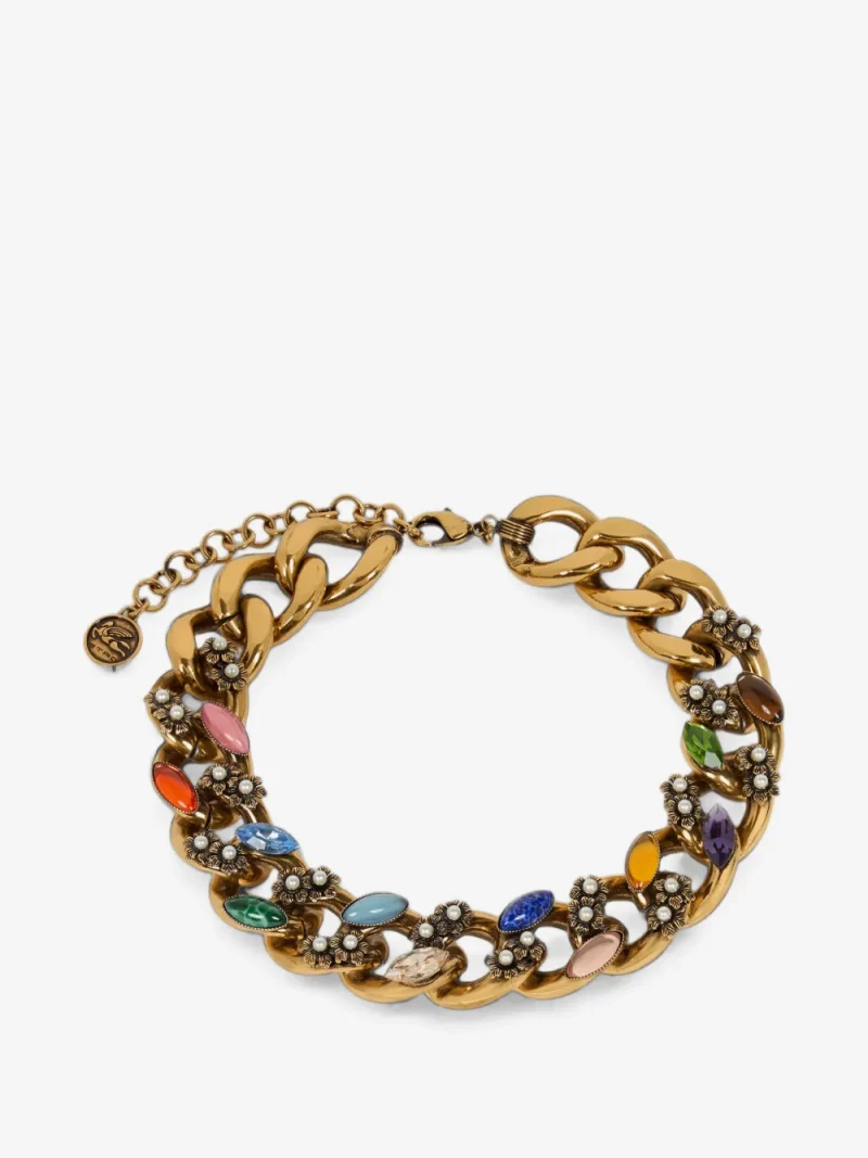 Colier ETRO Chain With Appliques multicolor