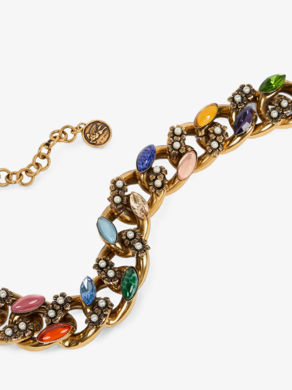 Colier ETRO Chain With Appliques multicolor - imagine 3