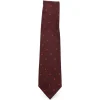 Cravata Tom Ford Polka-Dot Ribbed-Knot rosu