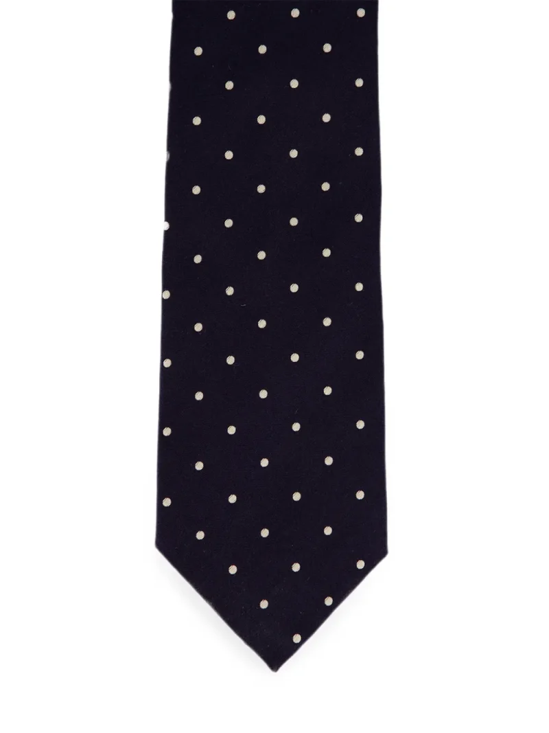 Cravata Tom Ford Polka-Dot Silk bleumarin - imagine 3