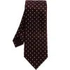 Cravata Tom Ford Polka-Dot Silk Tie visiniu