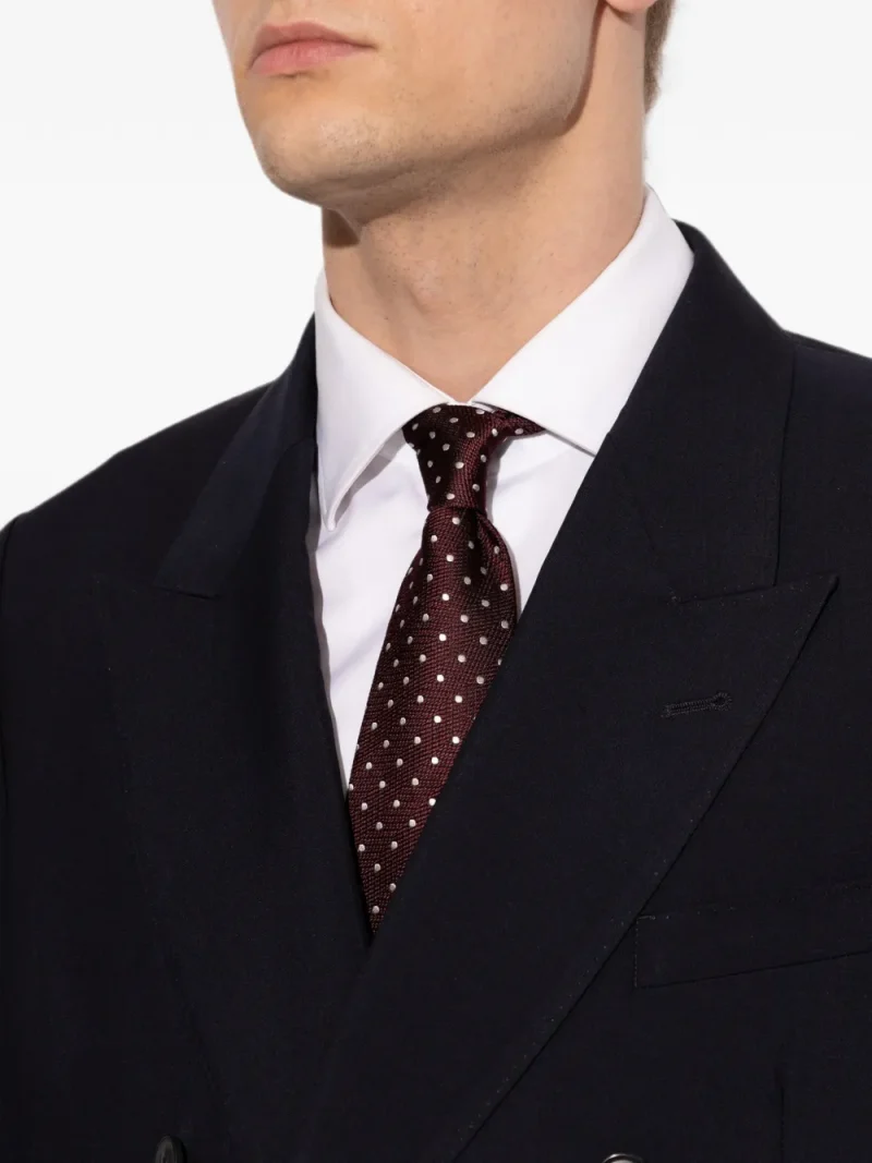 Alternative view of Cravata Tom Ford Polka-Dot Silk Tie visiniu