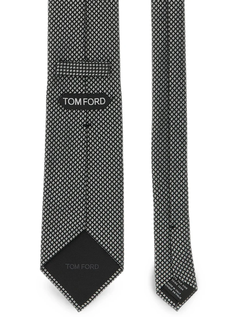 Alternative view of Cravata Tom Ford silk gri