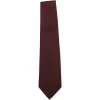 Cravata Tom Frod Houndstooth-Pattern rosu