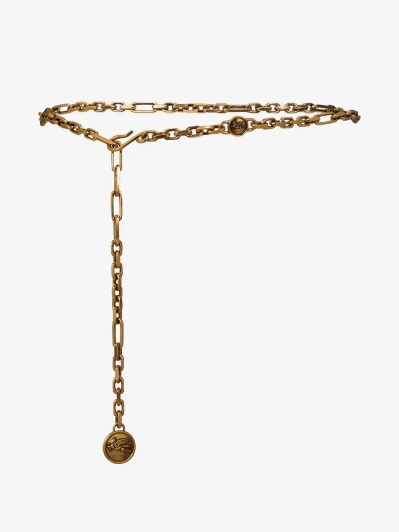 Curea ETRO Pegaso Coins Chain auriu