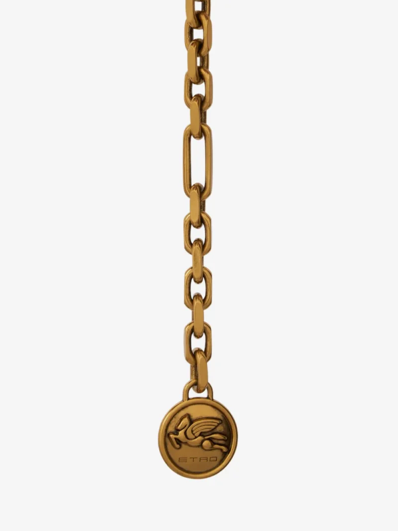 Curea ETRO Pegaso Coins Chain auriu - imagine 3