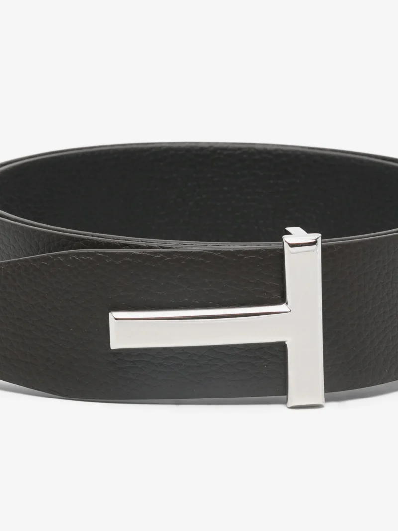 Curea Tom Ford Logo-Buckle negru - imagine 3