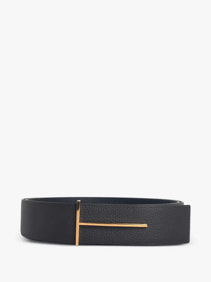 Curea TOM FORD Textured Reversible maro