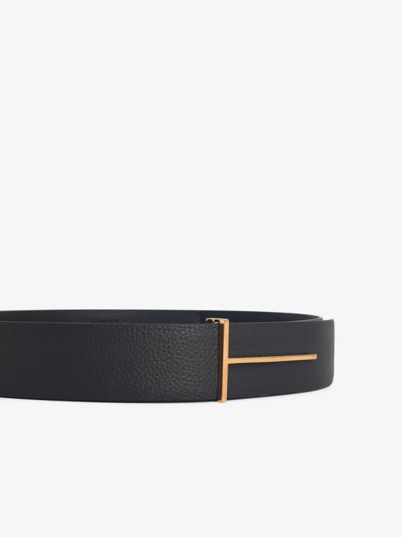 Curea TOM FORD Textured Reversible maro - imagine 3