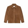 Camasa Arma Lamb Suede Button-up maro