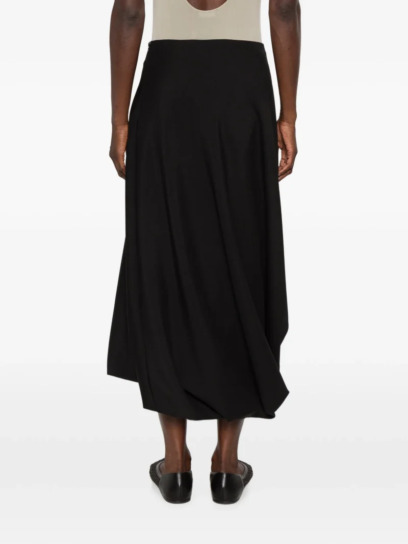 Alternative view of Fusta midi Rohe Rohe Twisted negru