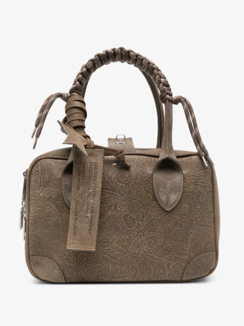 Geanta Golden Goose Vita Embossed Star-Patch khaki