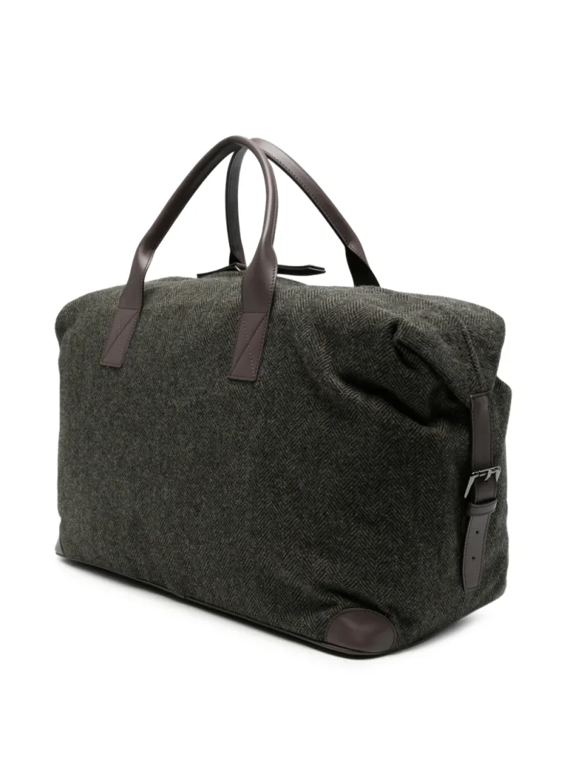 Alternative view of Geanta Gran Sasso Herringbone-Pattern Tote gri