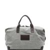 Geanta Gran Sasso Herringbone-Pattern Wool Tote gri