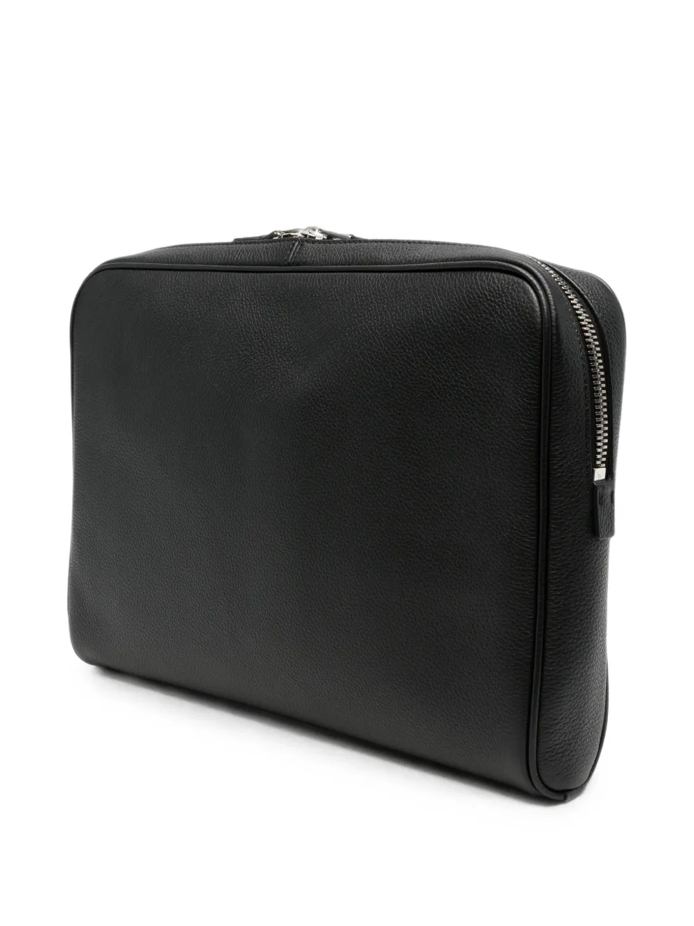 Geanta laptop Tom Ford Grained Leather negru - imagine 2