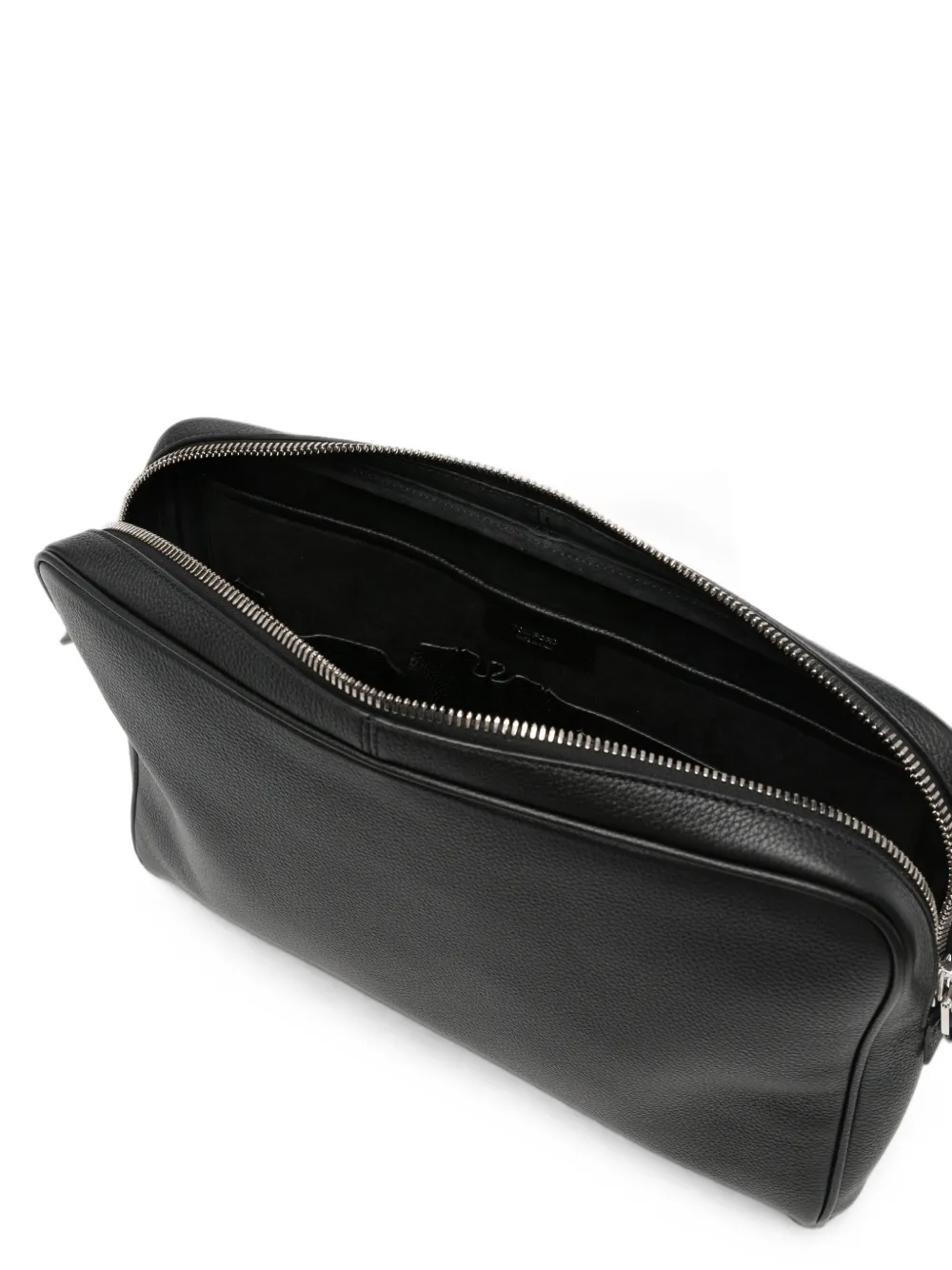 Geanta laptop Tom Ford Grained Leather negru - imagine 5