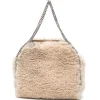 Geanta Stella McCartney Falabella Chain-Trim Tote bej