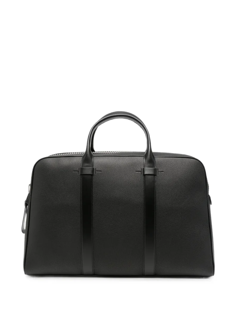 Geanta Tom Ford Leather Briefcase negru