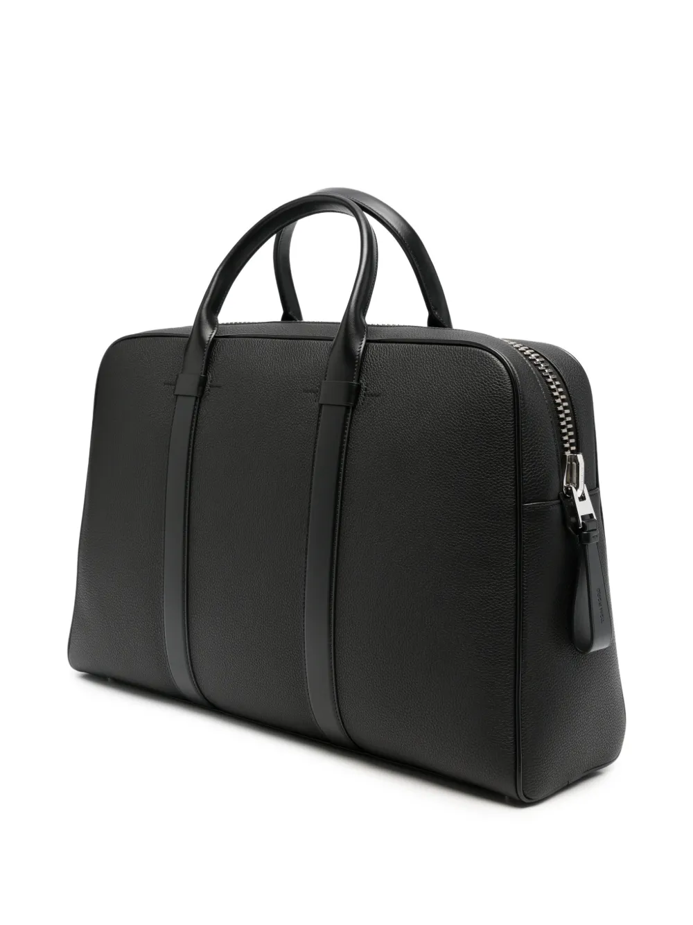 Geanta Tom Ford Leather Briefcase negru - imagine 2