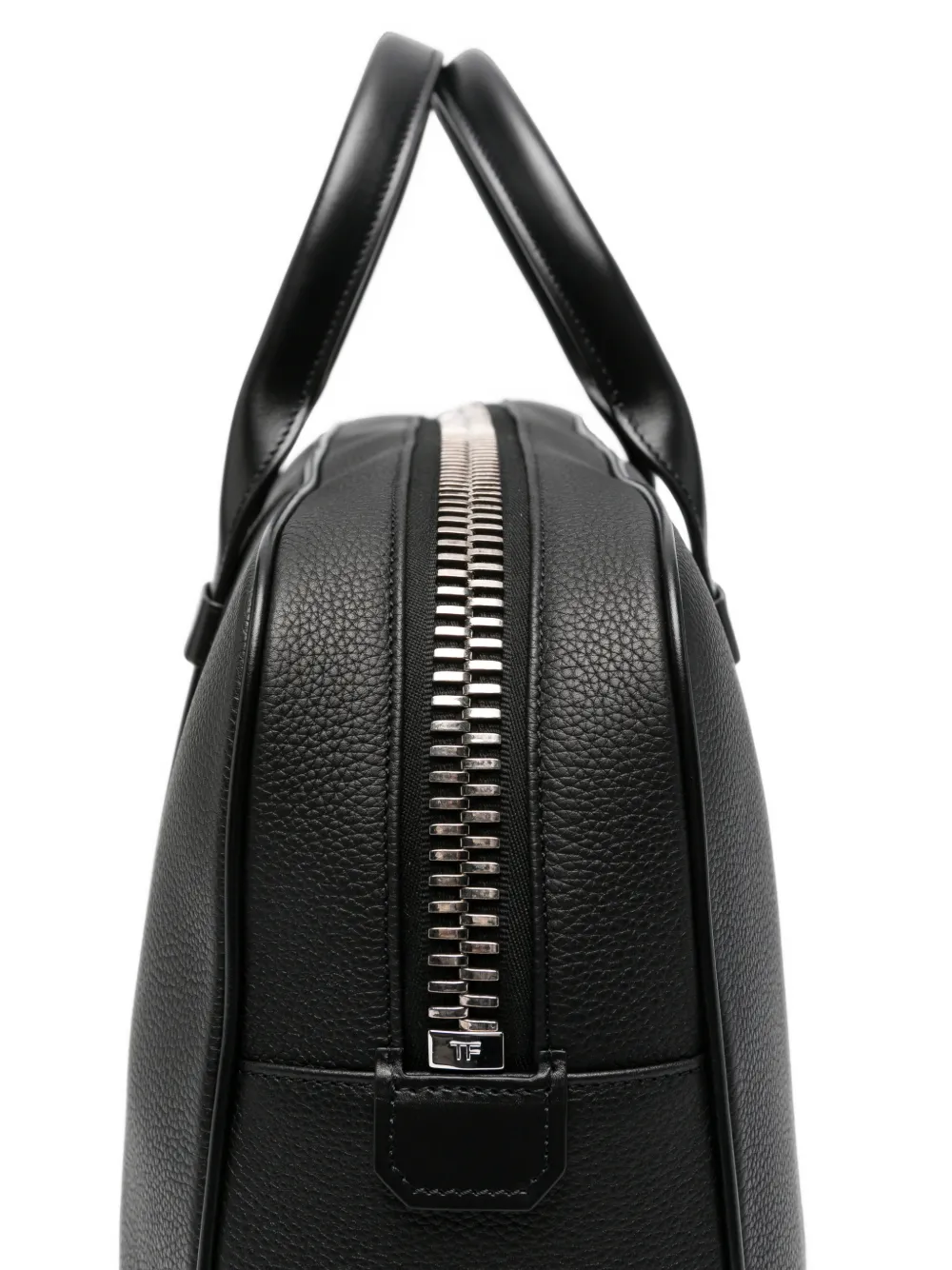 Geanta Tom Ford Leather Briefcase negru - imagine 3