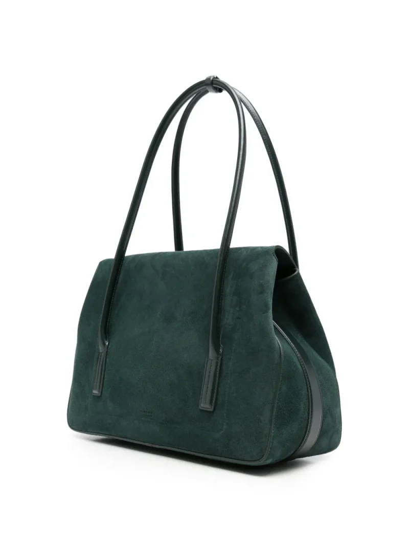 Alternative view of Geanta Tom Ford Suede Padlock-Detail Shoulder verde