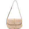 Geanta Tom Ford T-bar Suede Crossbody bej