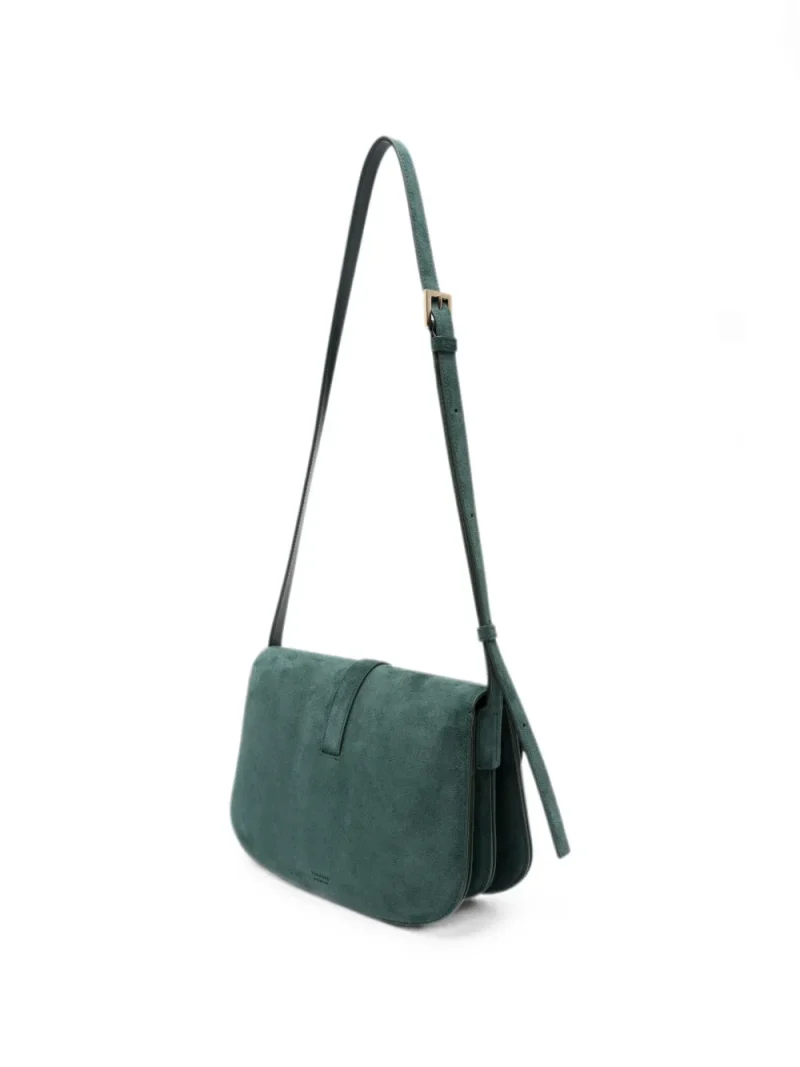 Alternative view of Geanta Tom Ford T Twist Suede Crossbody verde