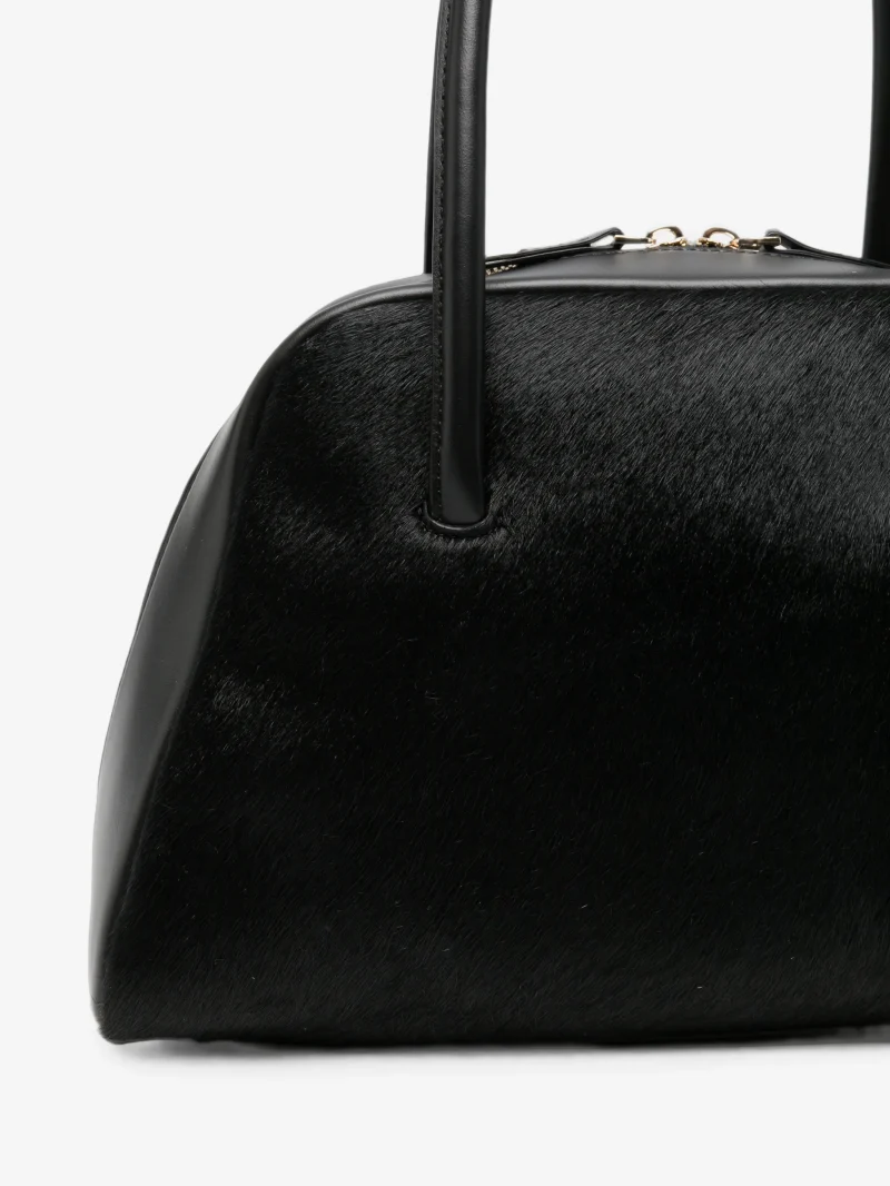 Geanta tote LouLou de Saison Mark Pony-Effect negru - imagine 5