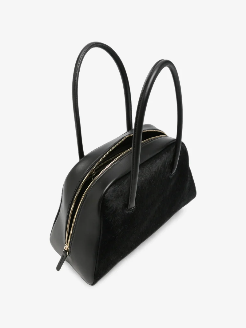 Geanta tote LouLou de Saison Mark Pony-Effect negru - imagine 3