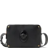 Geanta Versace Lou Leather Crossbody negru