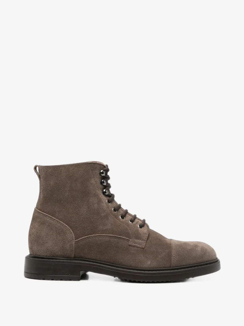 Ghete Doucal's Janus Lace-up Ankle maro