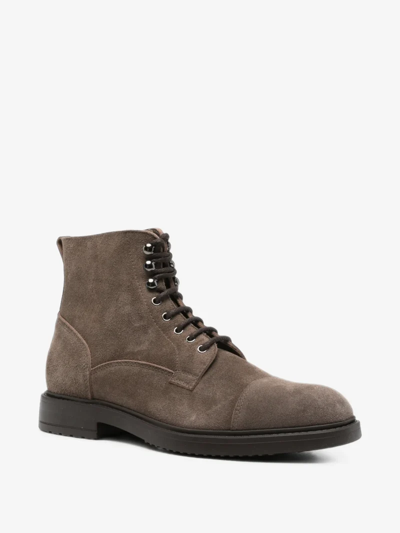 Ghete Doucal's Janus Lace-up Ankle maro - imagine 3