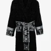 Halat de baie Versace I Love Baroque negru