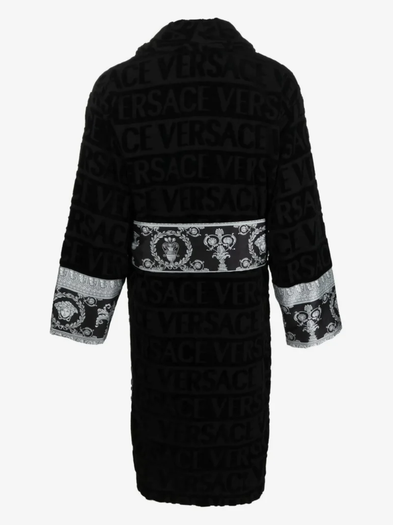Alternative view of Halat de baie Versace I Love Baroque negru