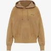 Hanorac Golden Goose Distressed Logo-Print bej