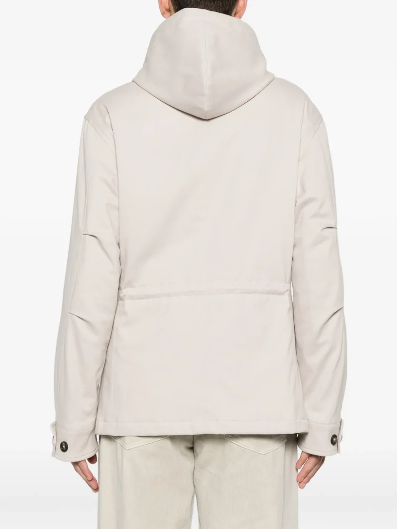 Alternative view of Jacheta Eleventy Hooded Multi-Pocket bej