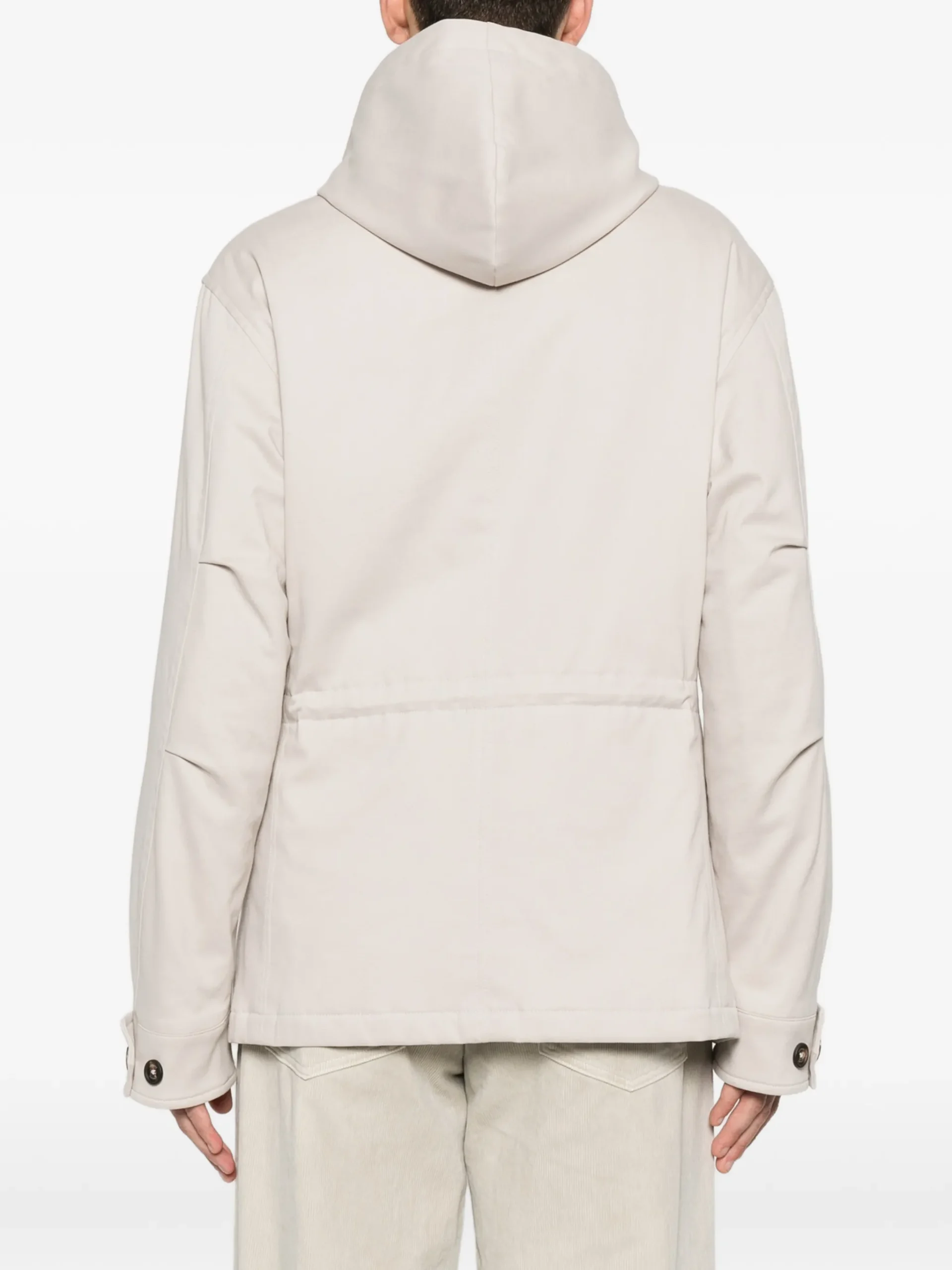 Jacheta Eleventy Hooded Multi-Pocket bej - imagine 2
