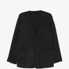 Jacheta Eleventy V-neck Button-up gri