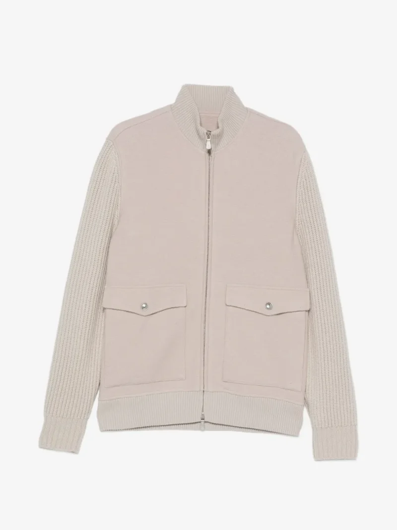 Jacheta Eleventy Zip-up Bomber bej