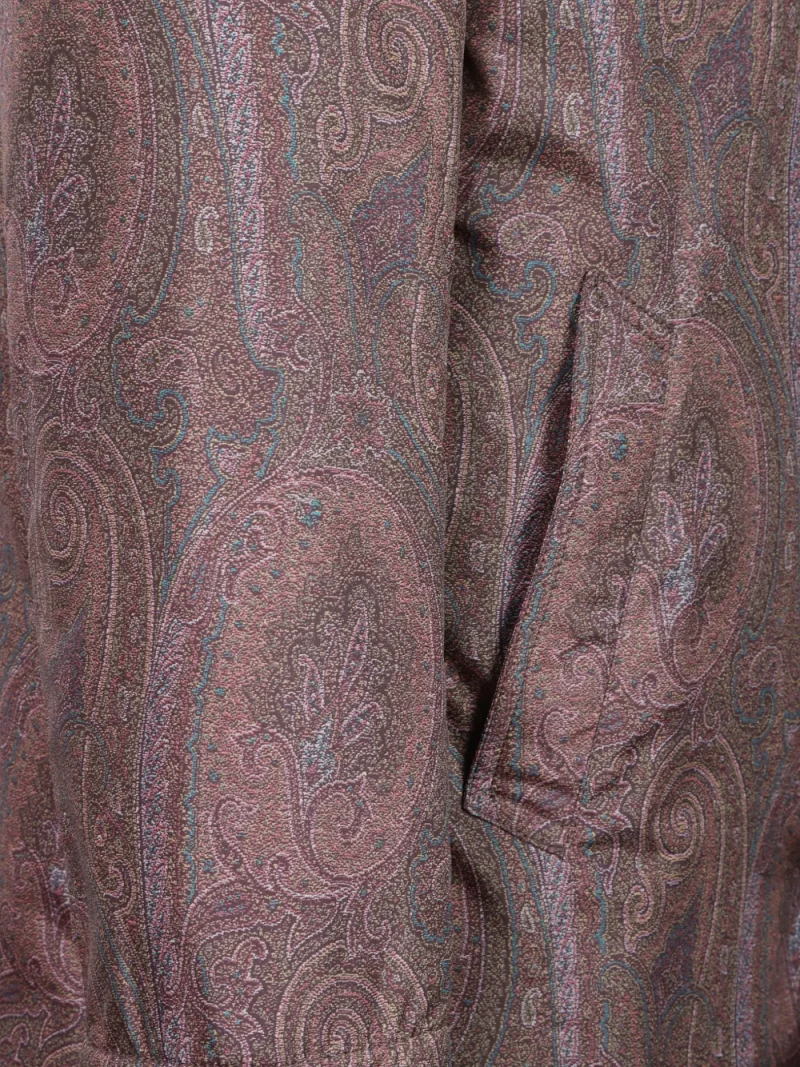 Jacheta ETRO ETRO -Print Concealed-Fastening visiniu - imagine 3
