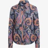 Jacheta ETRO Quilted Overshirt Paisley multicolor