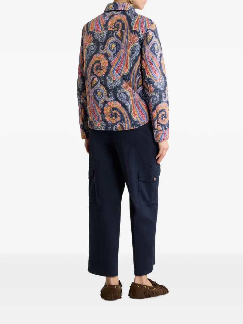Alternative view of Jacheta ETRO Quilted Overshirt Paisley multicolor
