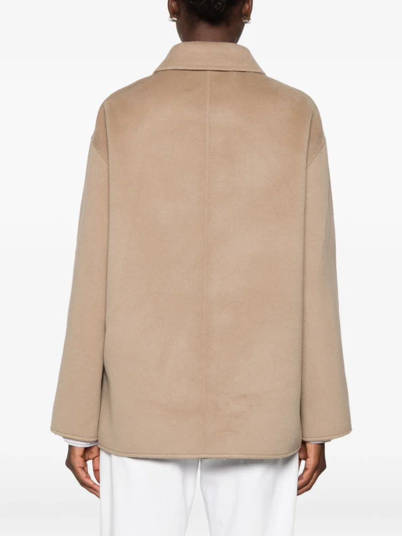 Alternative view of Jacheta Rohe Double-Faced Wool Pankou Closure maro