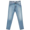 Jeans Jacob Cohen Logo-Patch Straight-Leg albastru