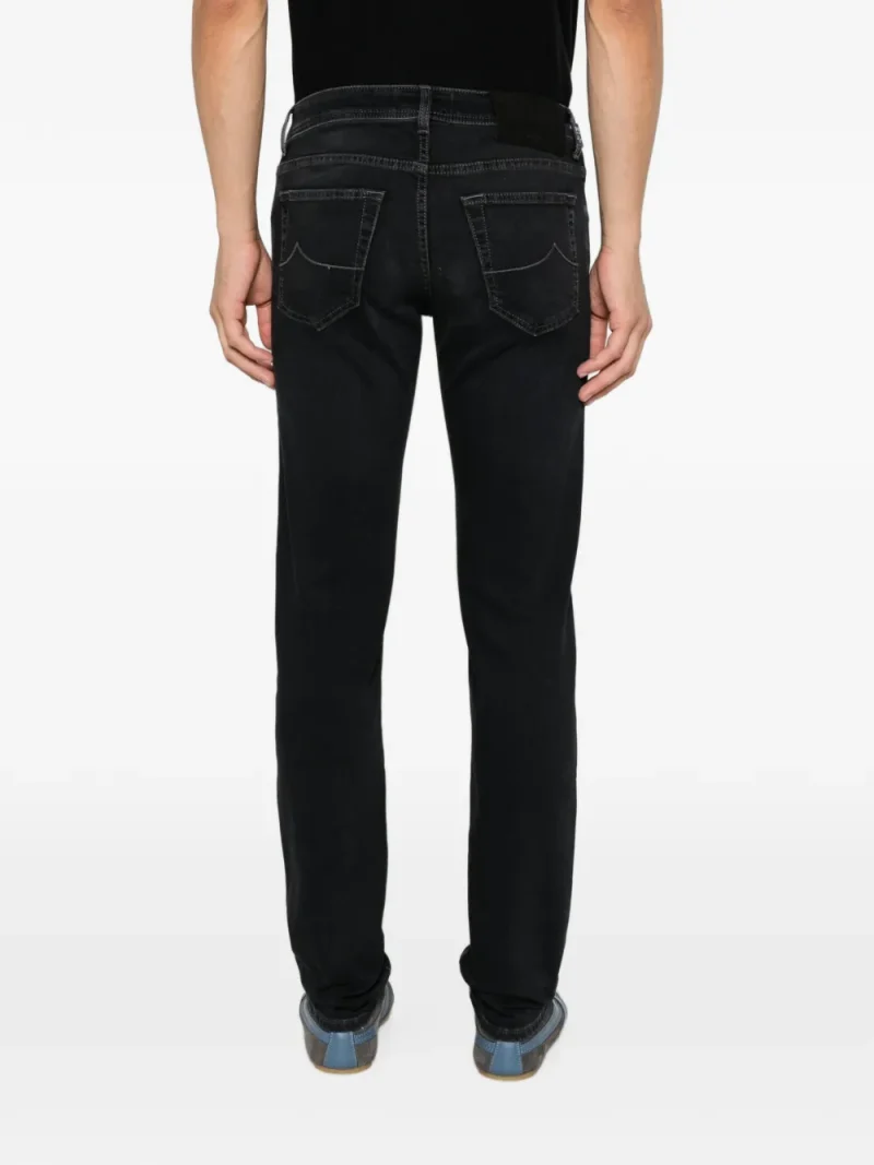 Alternative view of Jeans Jacob Cohën Nick Slim negru