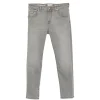 Jeans Jacob Cohën Scott Logo-Patch Cropped Slim-Fit gri