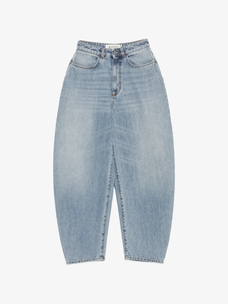 Jeans Rohe Sculptural Button-Fastening albastru