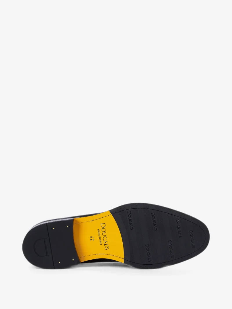 Loafers Doucal's Tassel-Detail Leather bleumarin - imagine 4