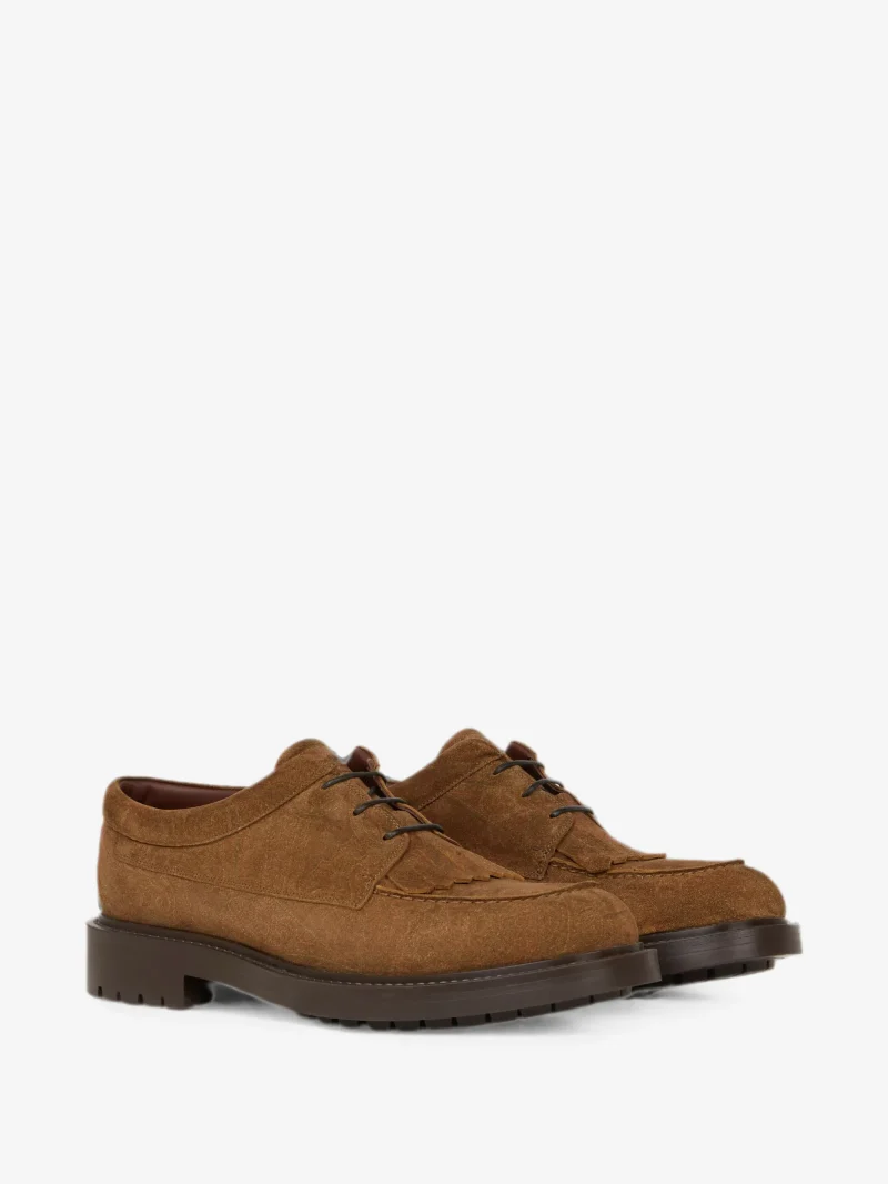 Alternative view of Loafers ETRO Suede Arnica Lace-up maro